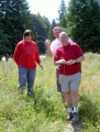 On the U.B.C. campus, John, Lars and Ned