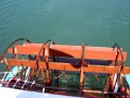 Our paddle boat takes off