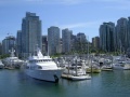 Vancouver's cityscape from the tour boat