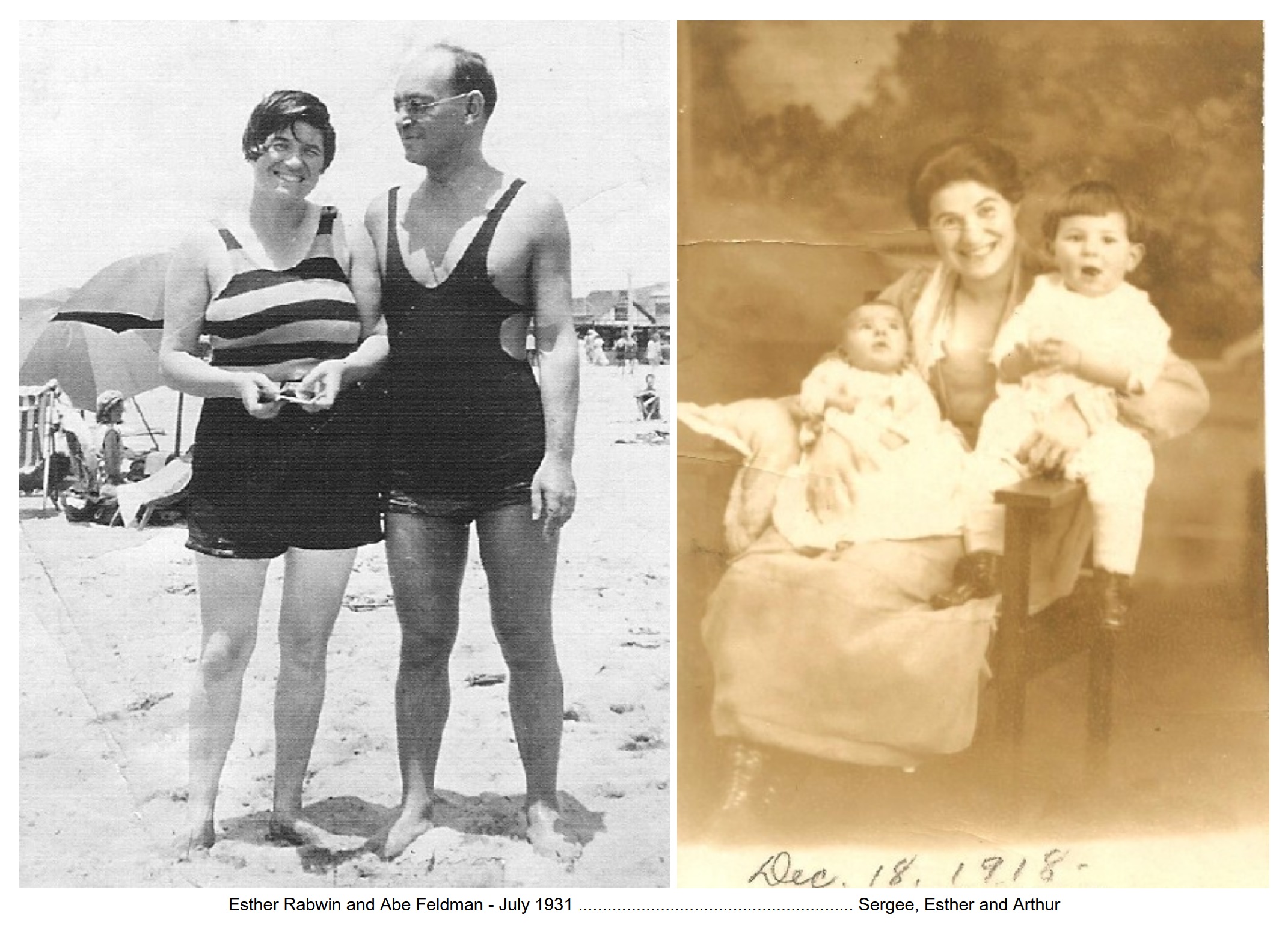 Esther and Abe plus children