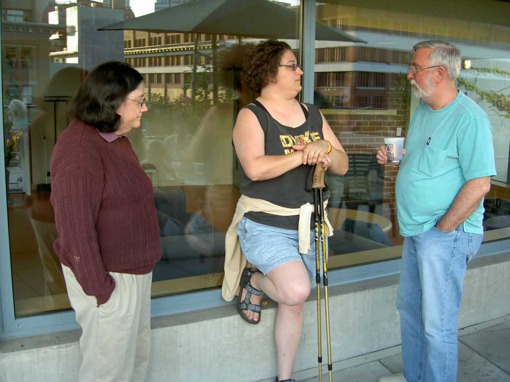 Barbara, Peg, Arnold