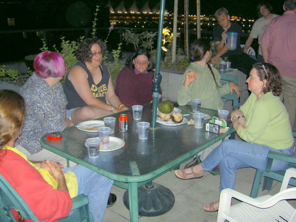 Mike, Ann, Peg, Barbara, Sim, Kathryn (in back, Anton, John & Ned's back)
