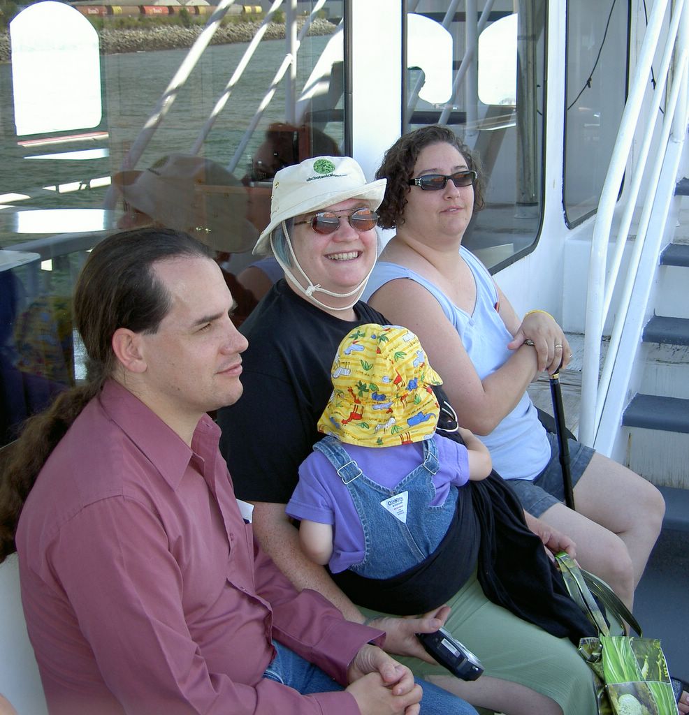 The shady side of the boat