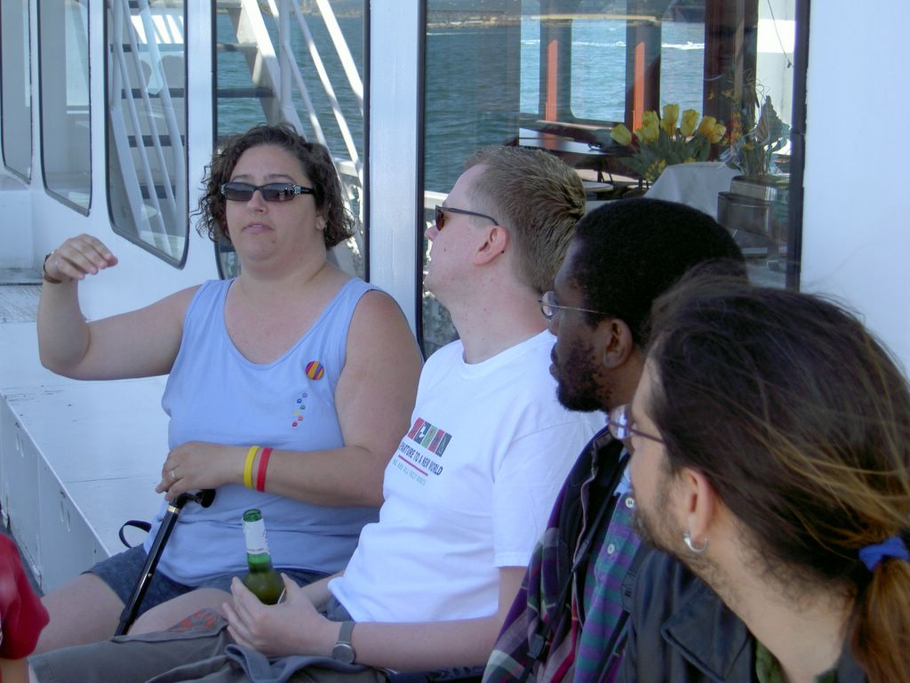 Peg, Lars, Leroy and Sim