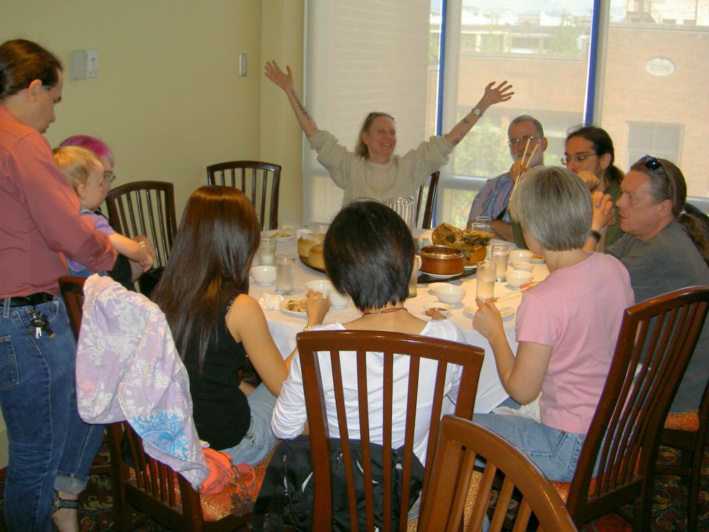 Table Number Two (my seat was to Max's right)