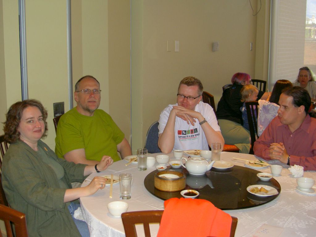 Table Number Three (did anyone oversleep?)